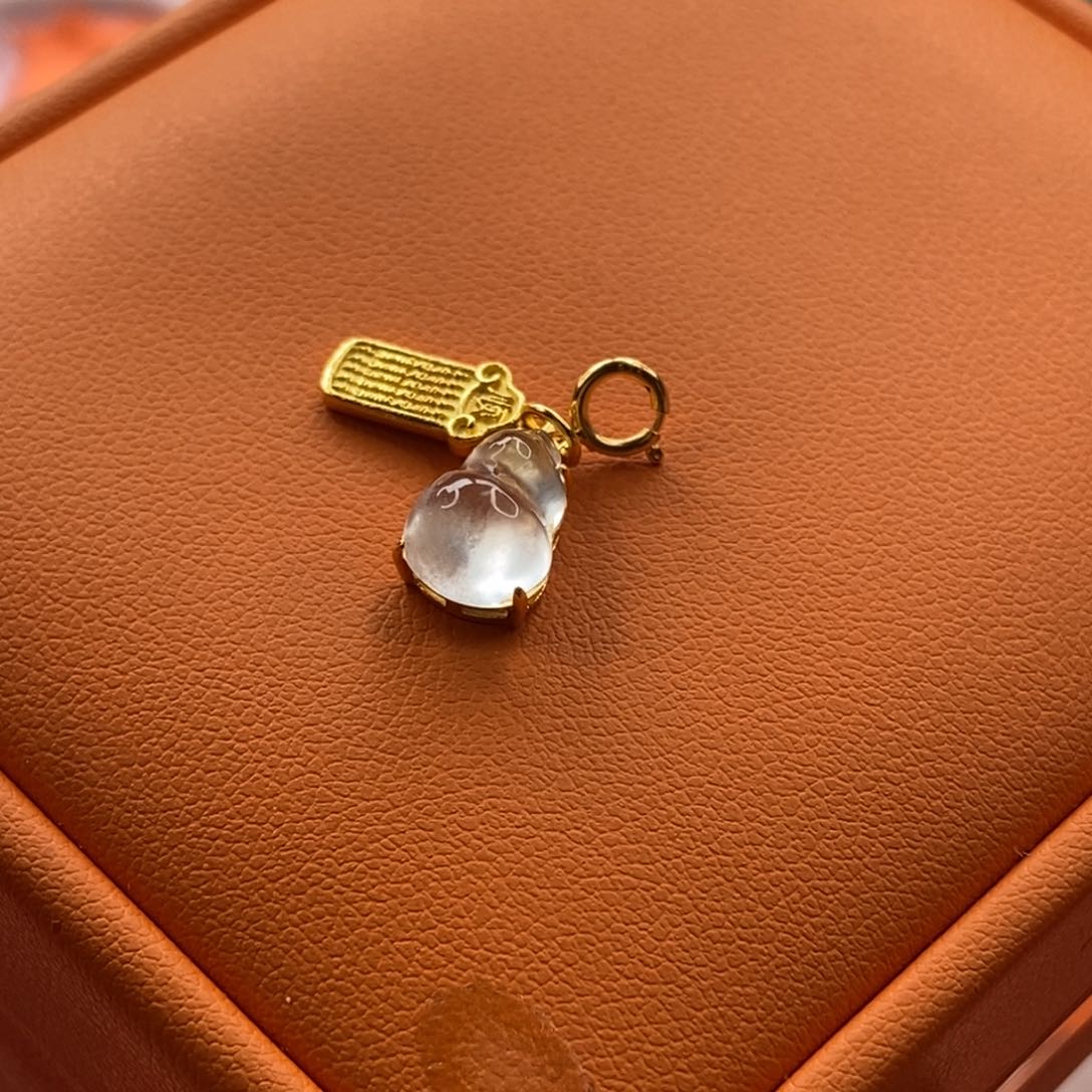 石英质玉颈饰银S925镶嵌四*