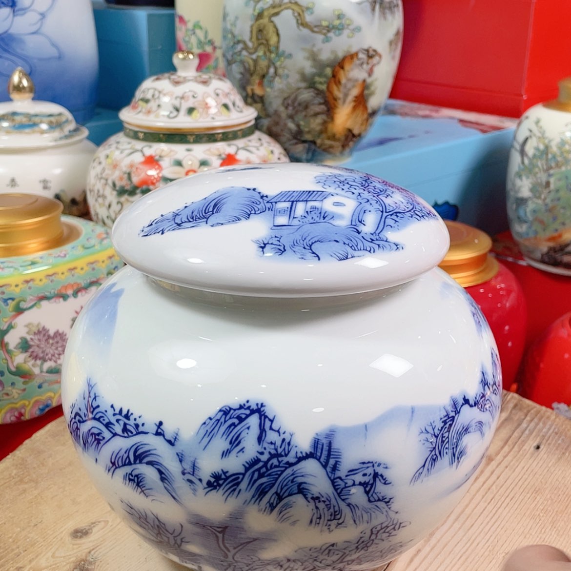 【闪购商品】罐陶瓷茶叶罐密封罐