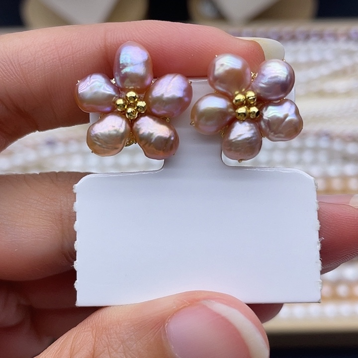 银S925镶嵌淡水珍珠颈饰