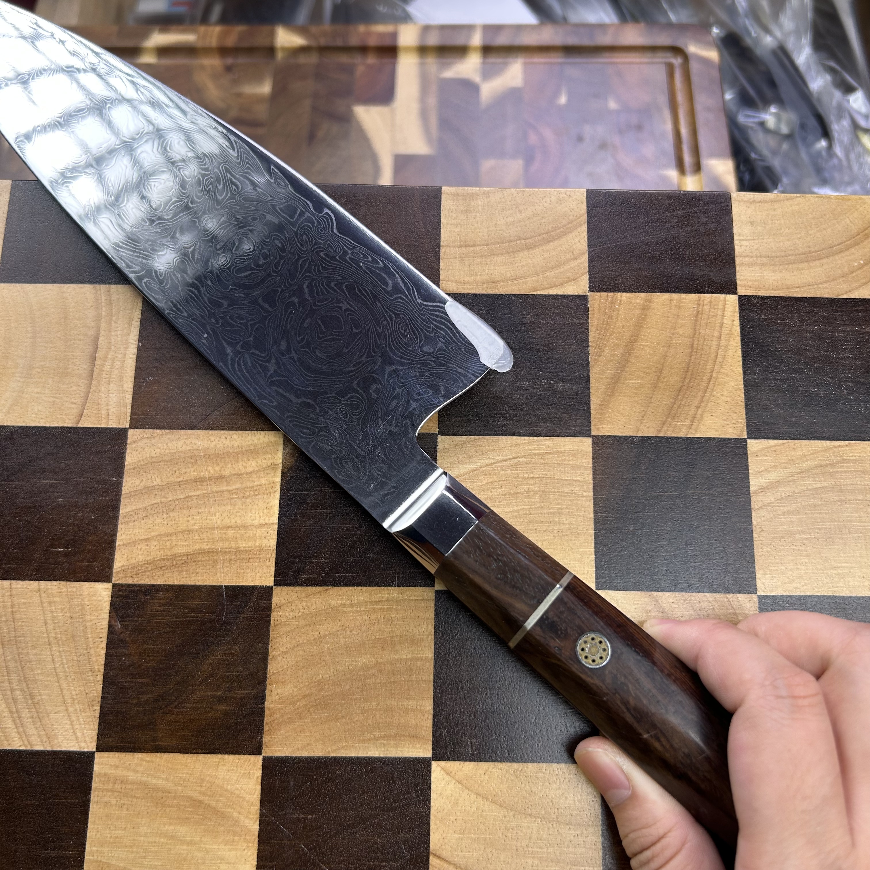 【根据主播指引拍】拾野作家用商用切菜切肉八角柄主厨刀（预售专属）