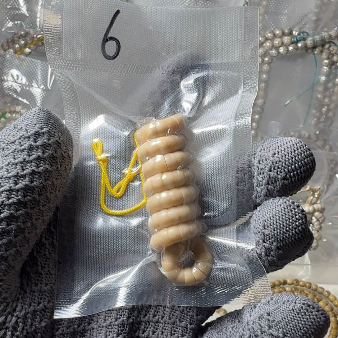 星月菩提把件龙脊大肠工艺