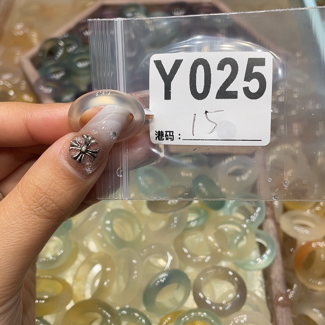 玛瑙/玉髓未镶嵌戒指025