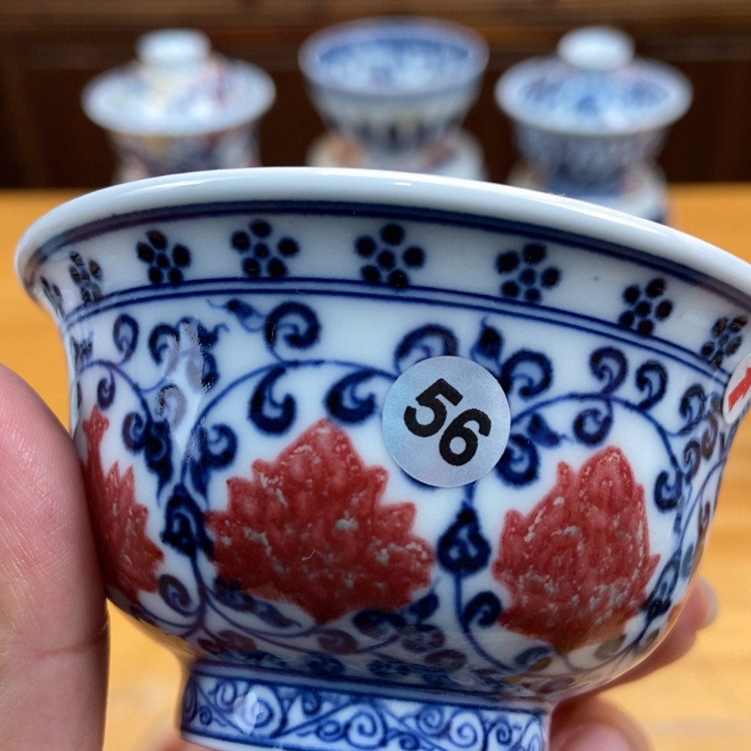 手绘现代茶具非古董