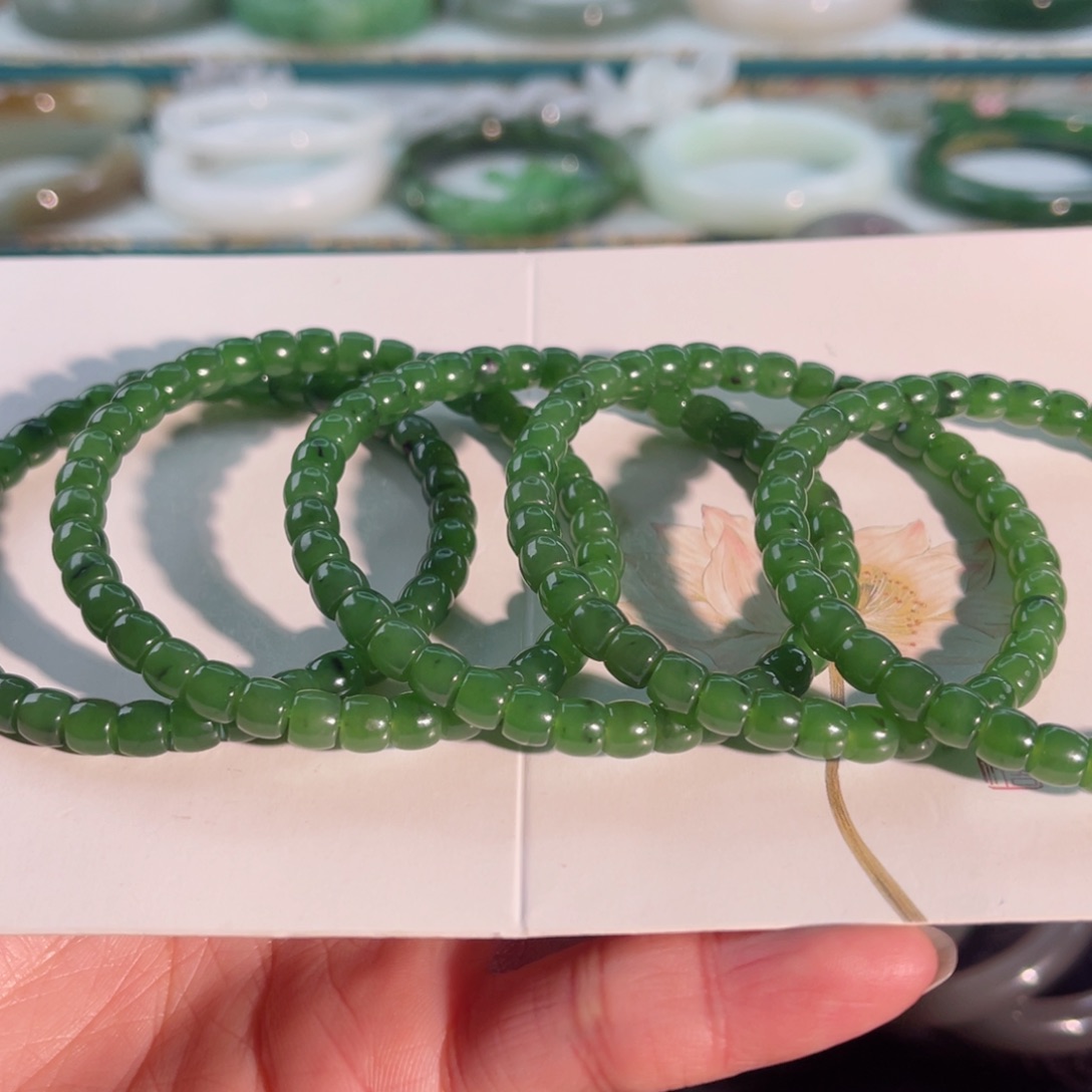 和田玉手链未镶嵌拍一发一多样性随机发