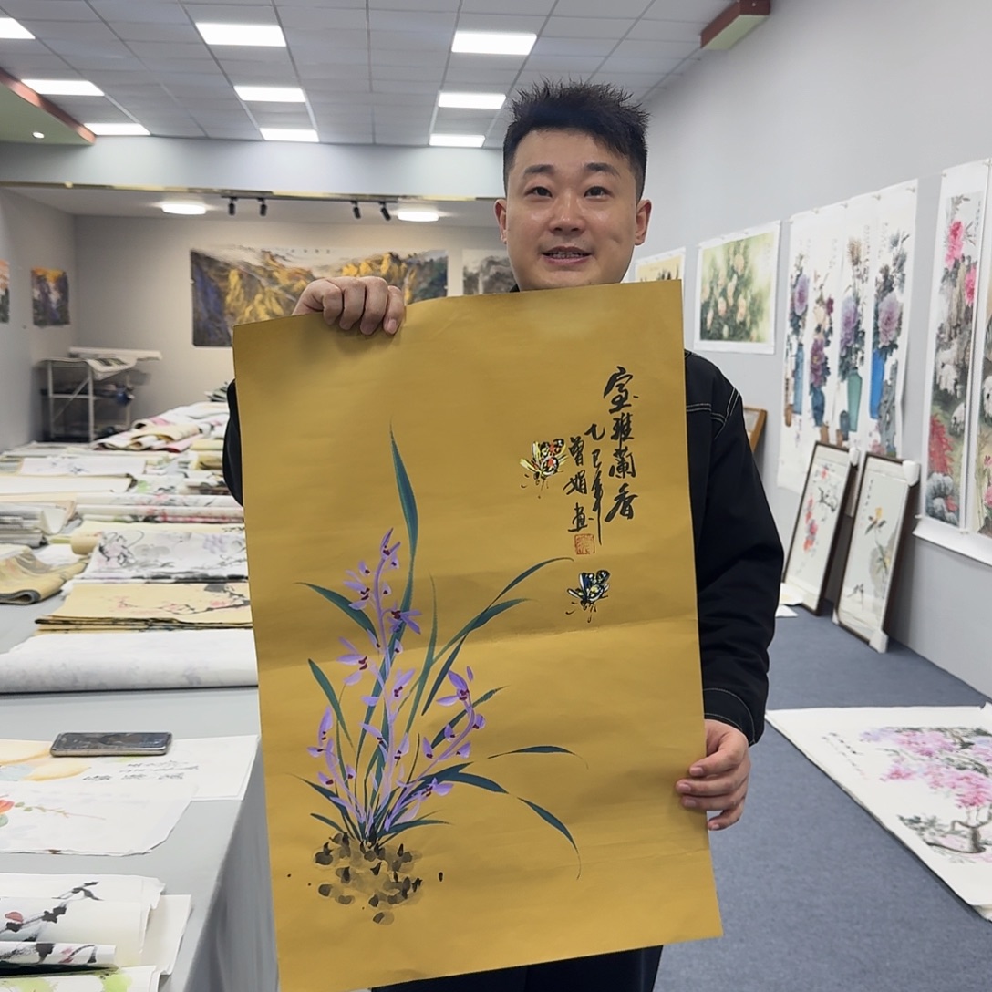 国画国画作品宣纸纯手绘