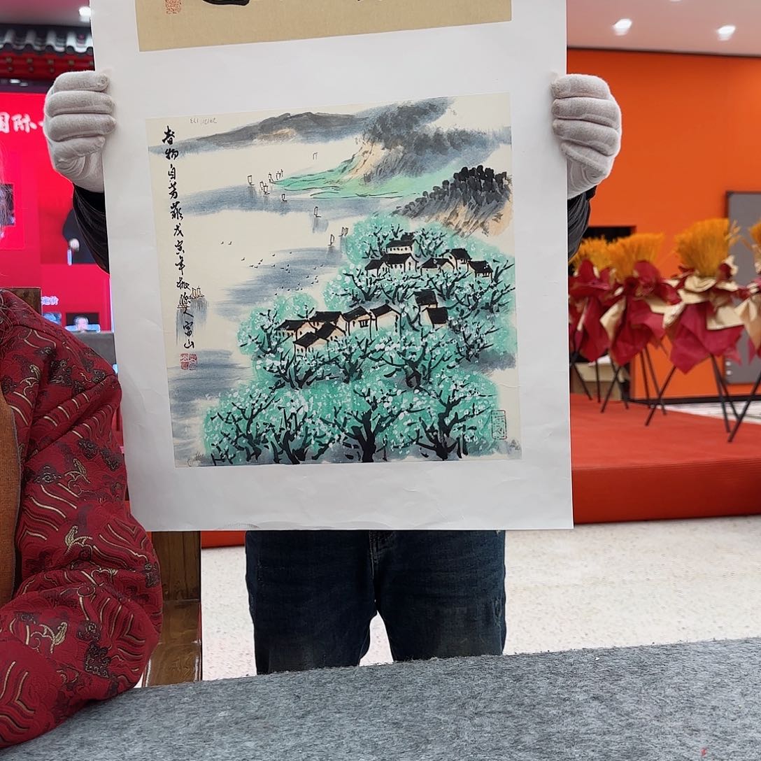 国画艺术家的作品