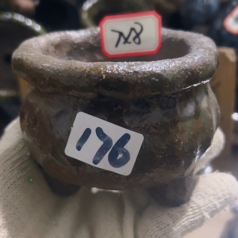 红陶粗陶花盆手工