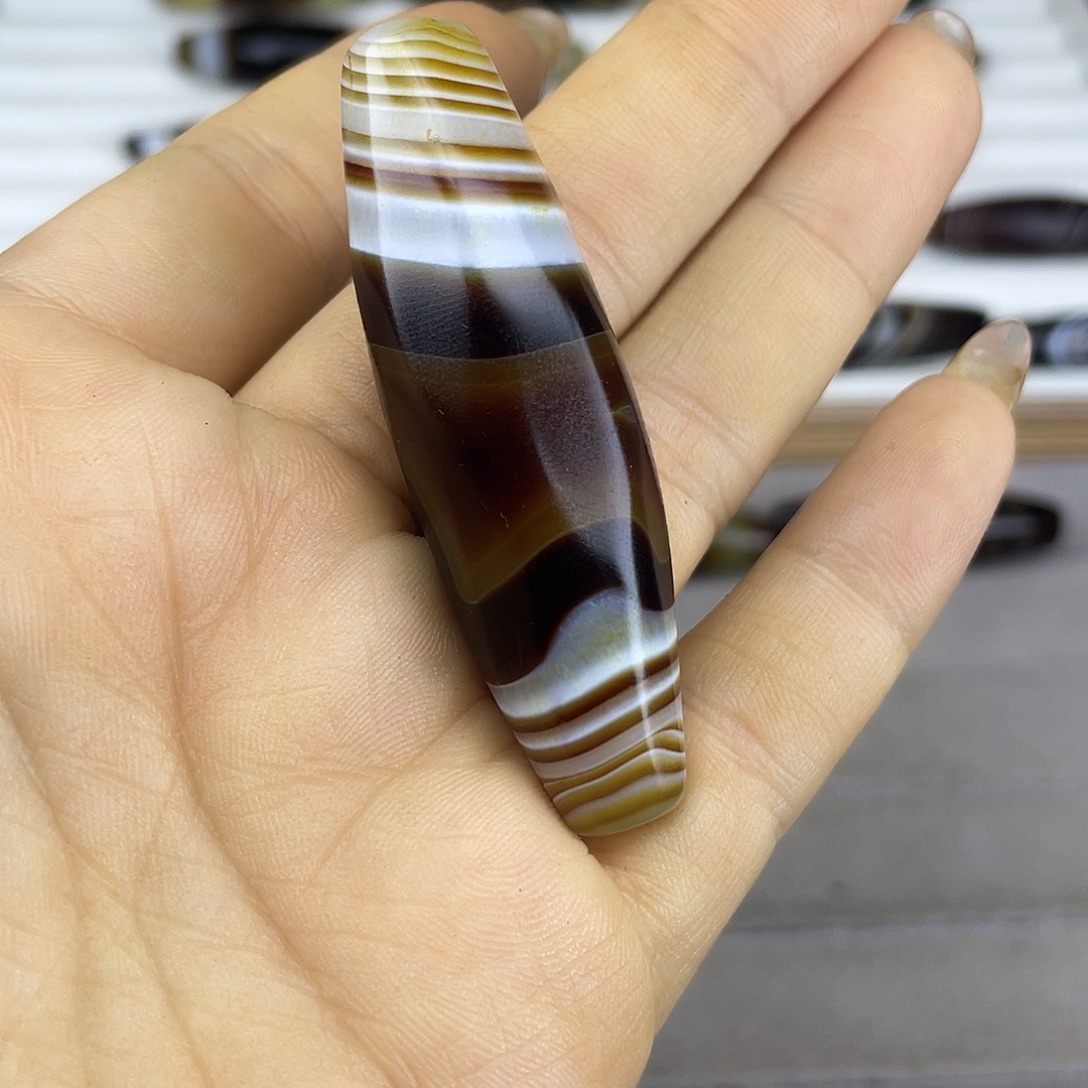 玛瑙/玉髓散珠缠丝玛瑙