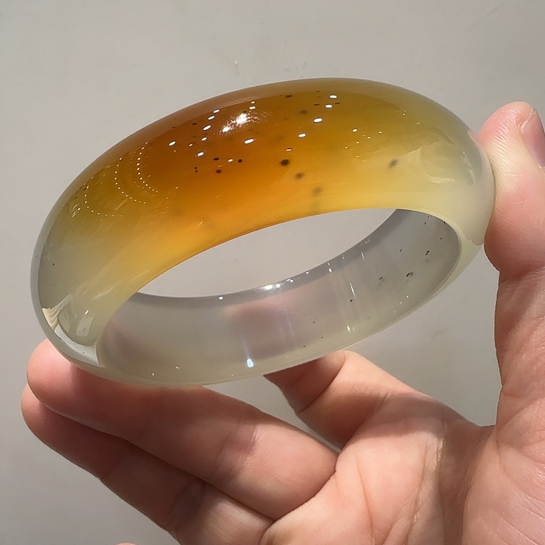 玛瑙/玉髓手镯未镶嵌✌️***