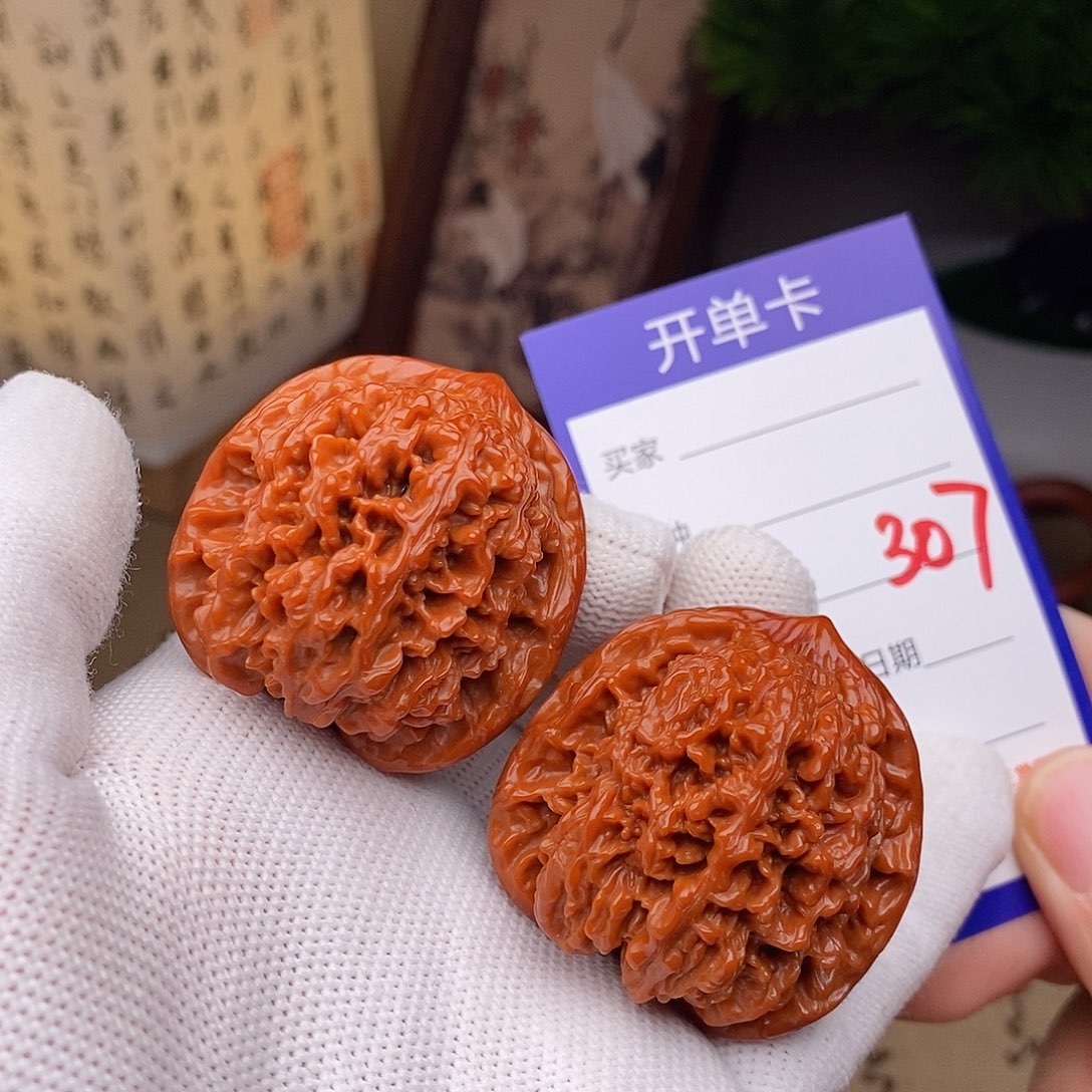 把件文玩核桃40百花山307