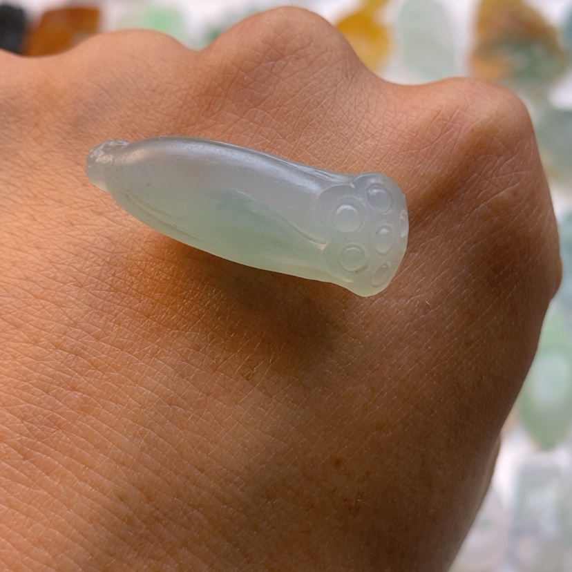 【闪购商品】定制翡翠未镶嵌莲蓬