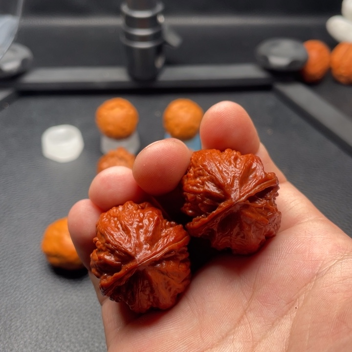 把件文玩核桃天**淡野生