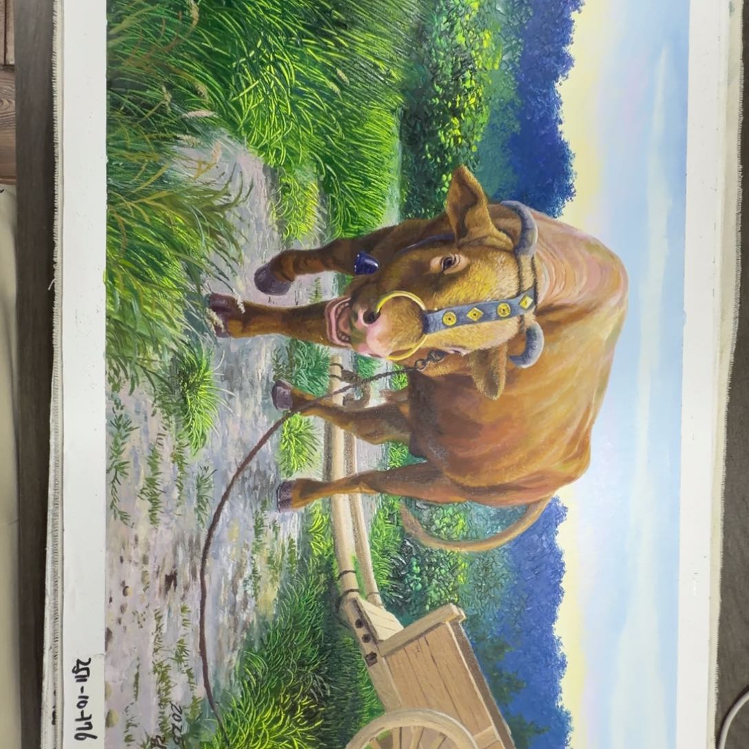 油画加油加油努力加油努力