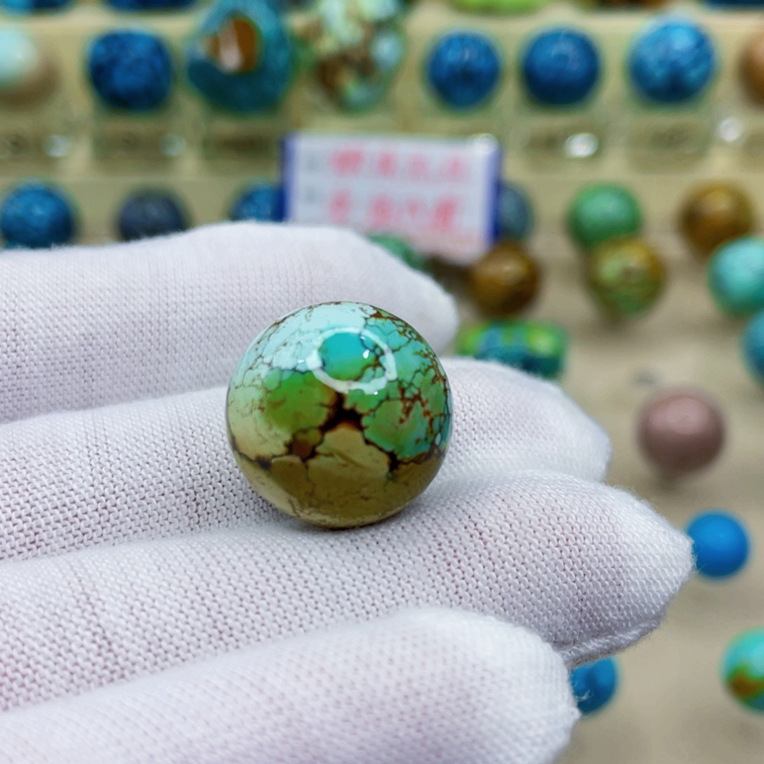 未镶嵌绿松石颈饰尺寸卡17.7