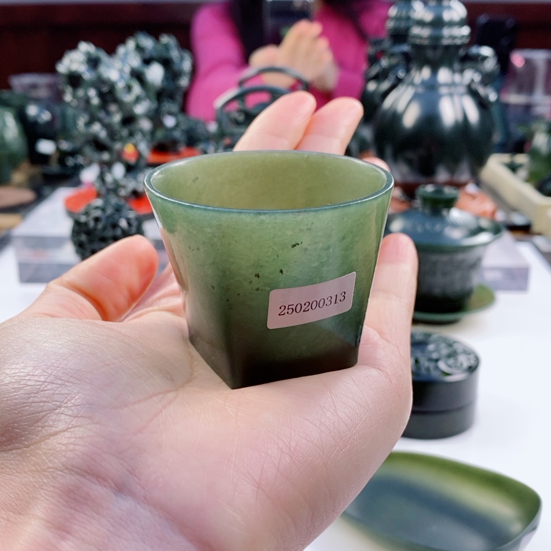 和田玉（青玉）把件未镶嵌