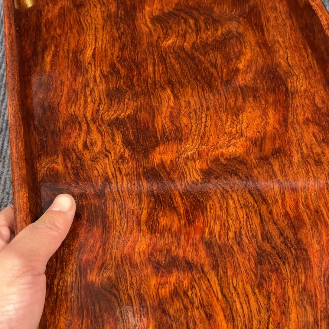 木缅甸花梨超大托盘