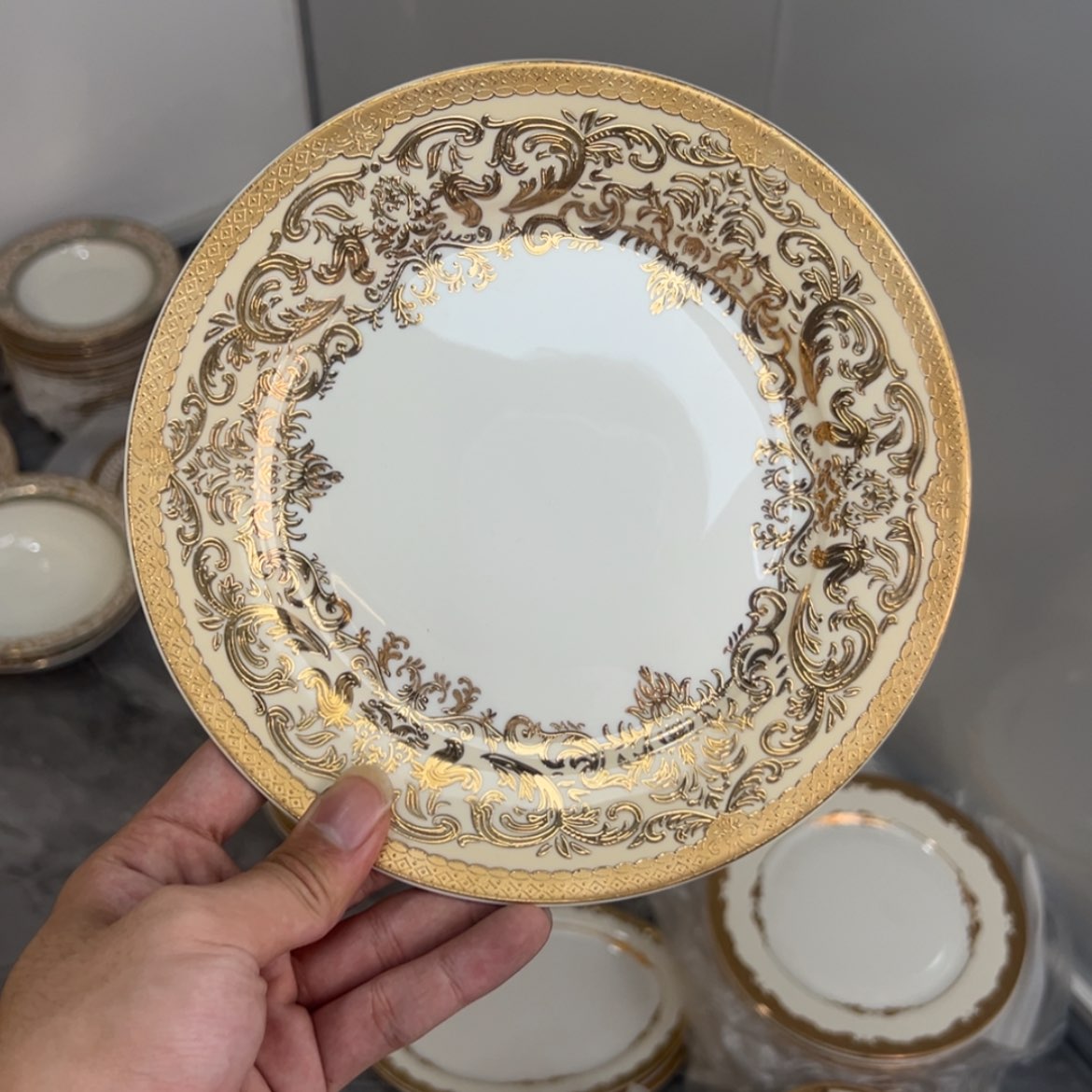 【闪购商品】瓷片8寸平盘两个一单福利价