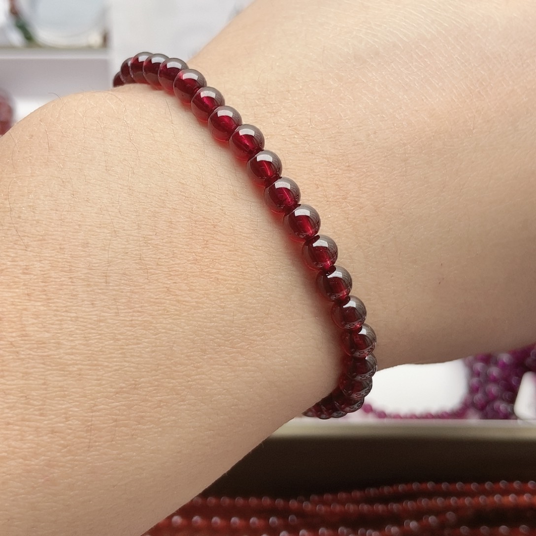 手链石榴石未镶嵌5.0