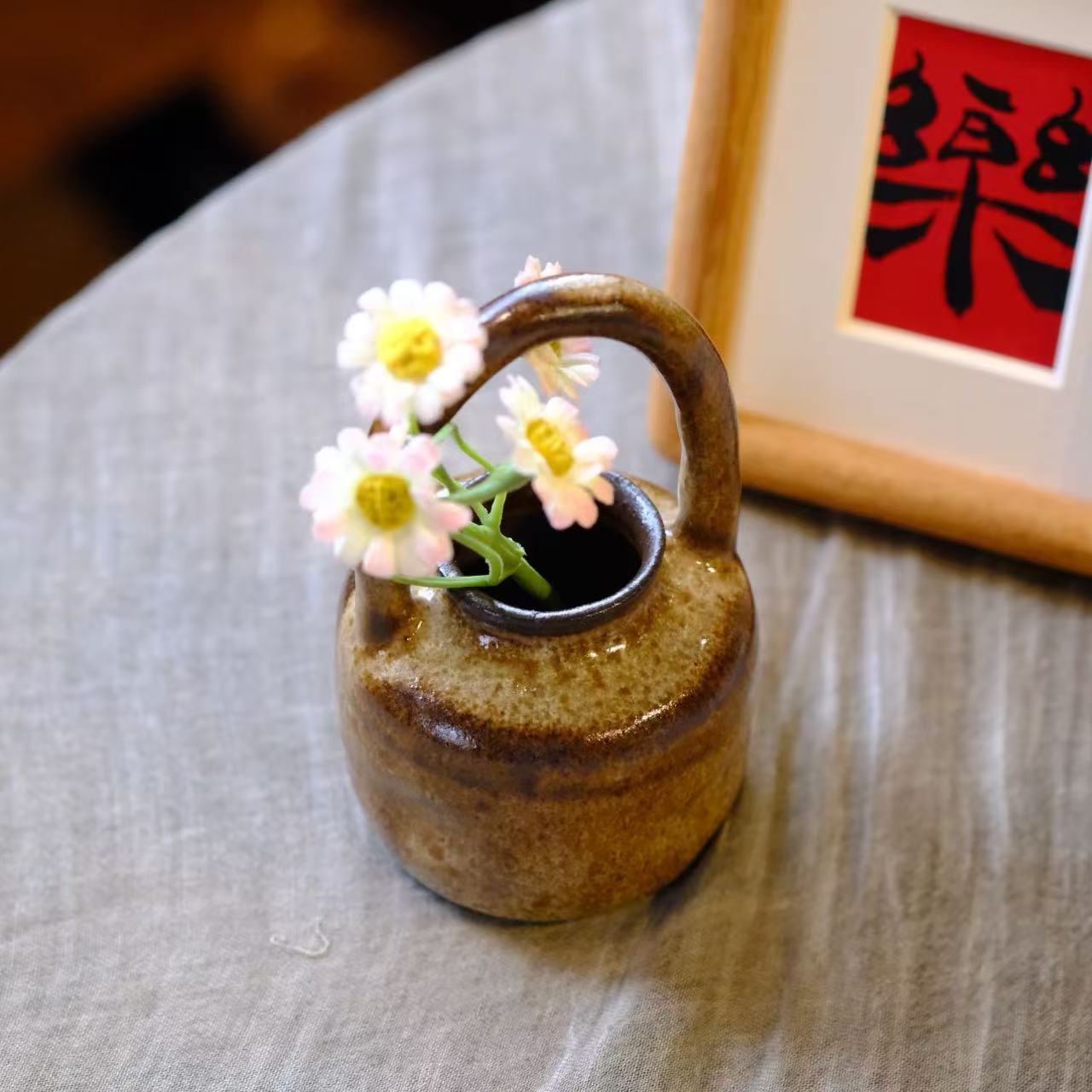 小喜宅 喜小暖提梁花器