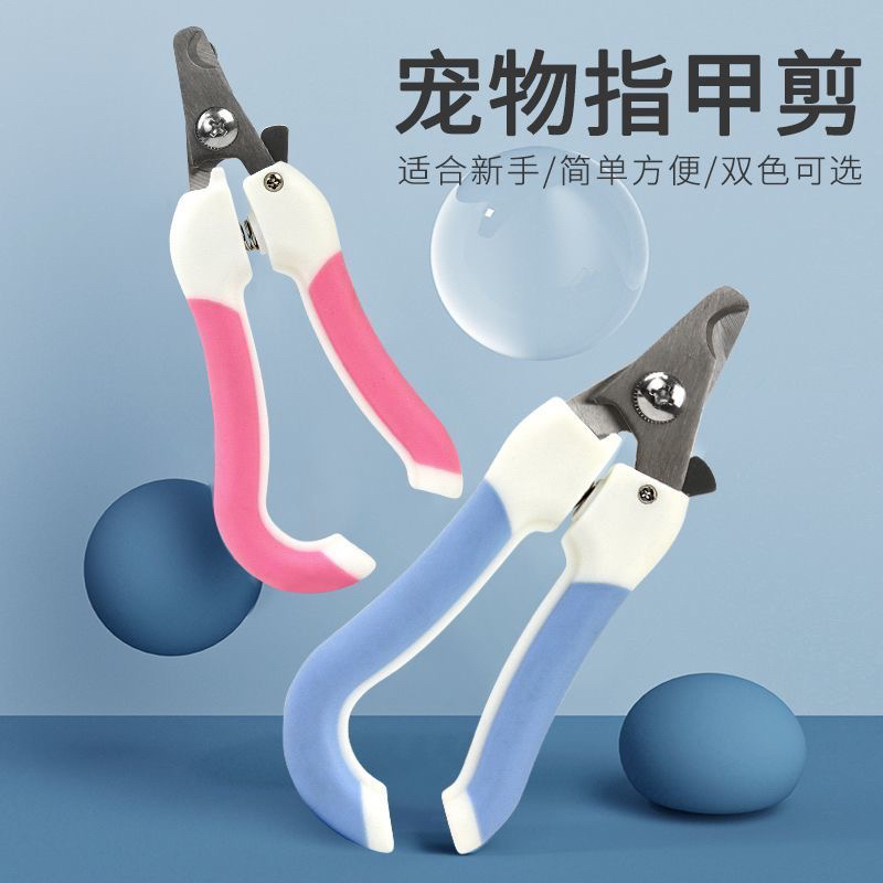 宠物荷兰猪狗狗猫咪通用不锈钢指甲剪半月刀口不劈不裂美容用品