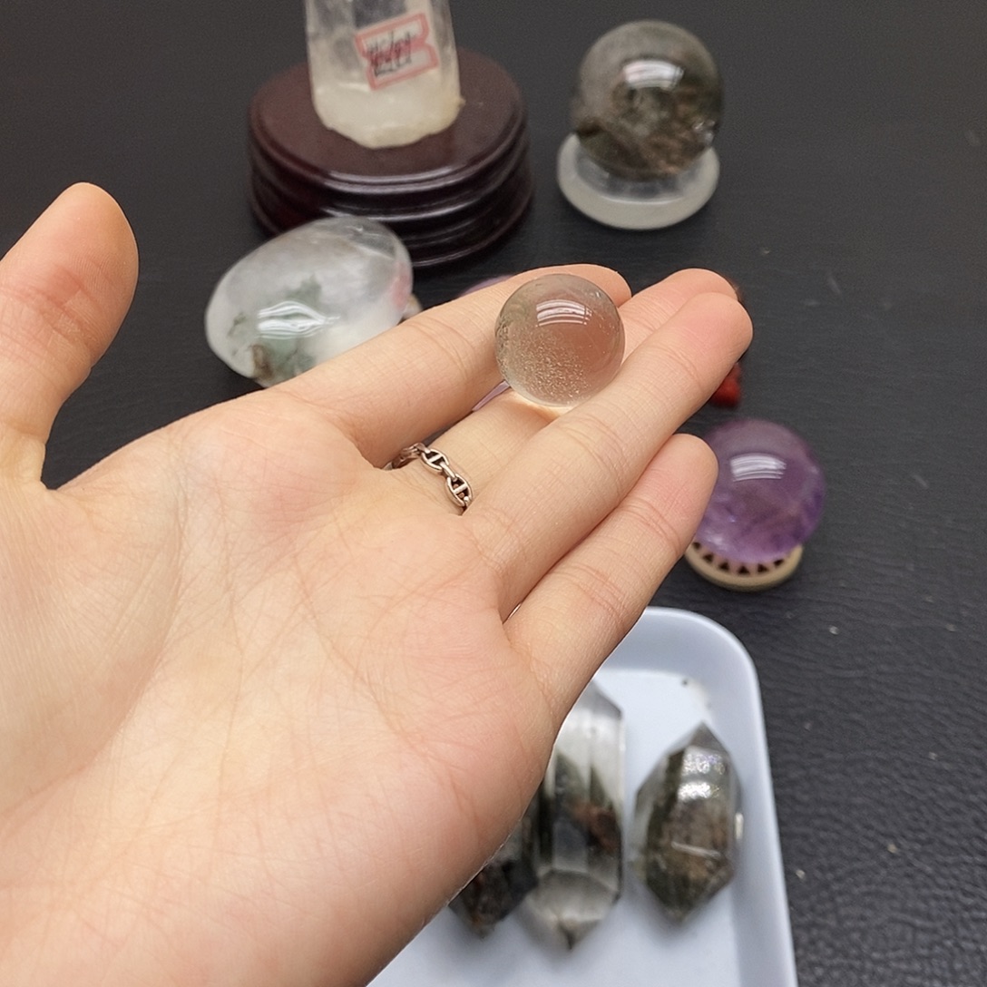 水晶未镶嵌珠宝半成品203水晶石