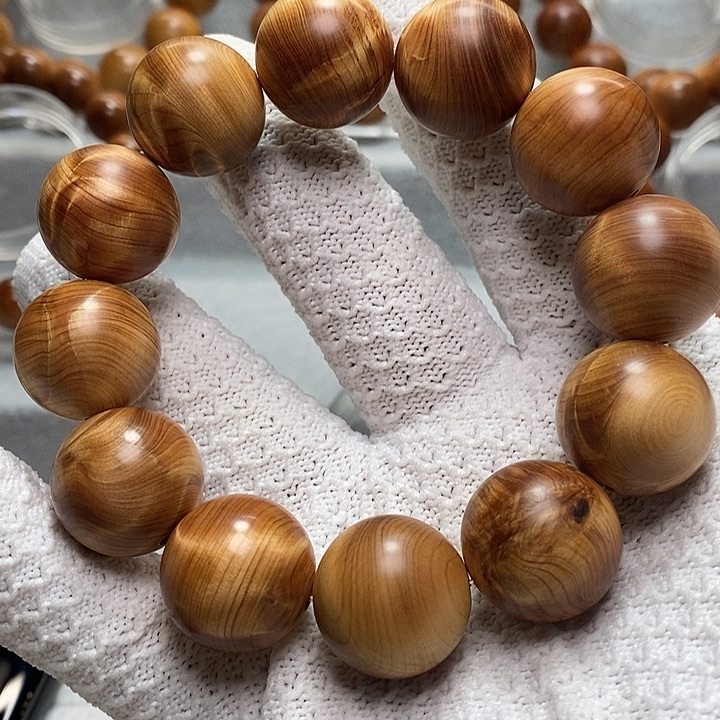 柏木手串/手链马**?红油龙胆闪电