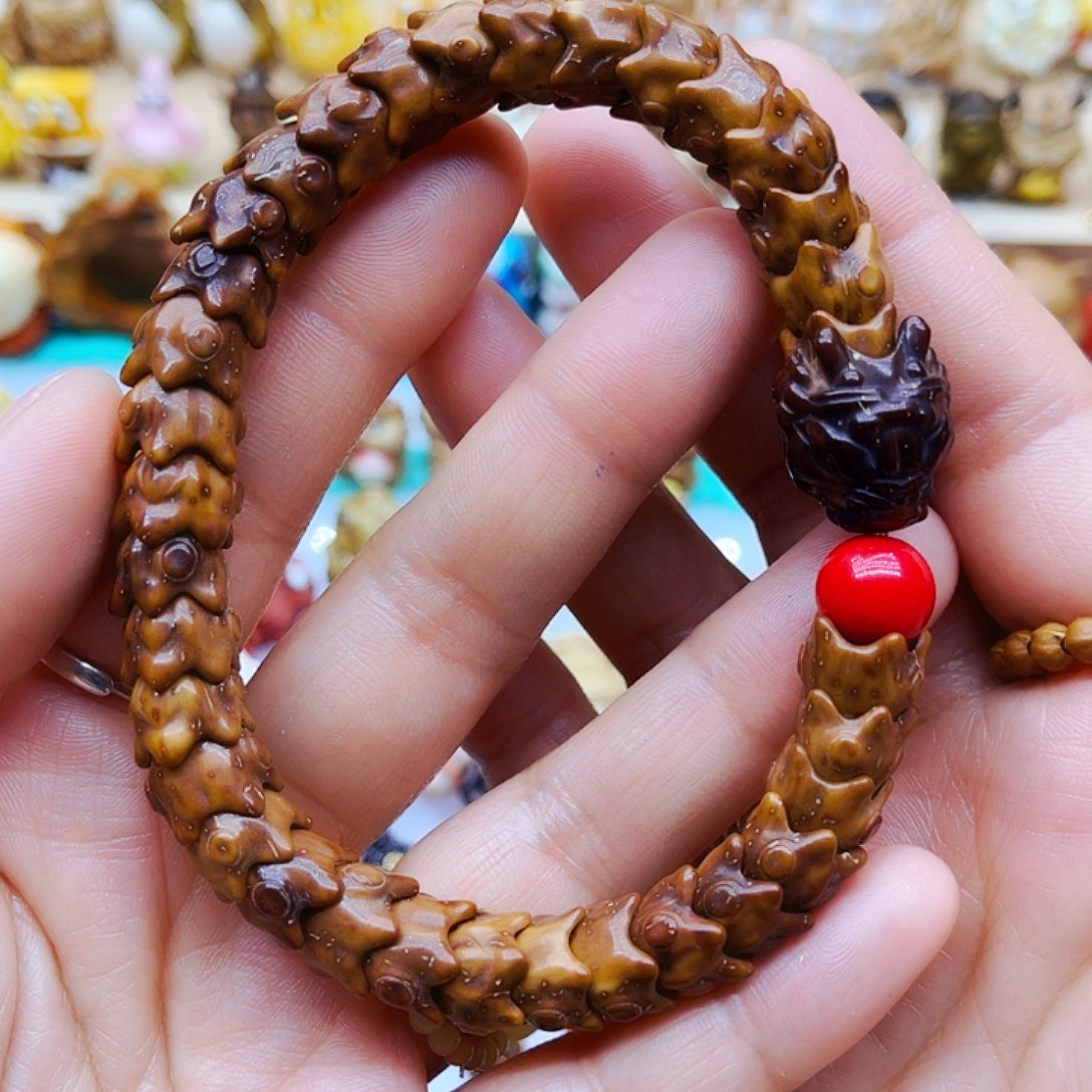 紫金鼠手串手工打磨手链