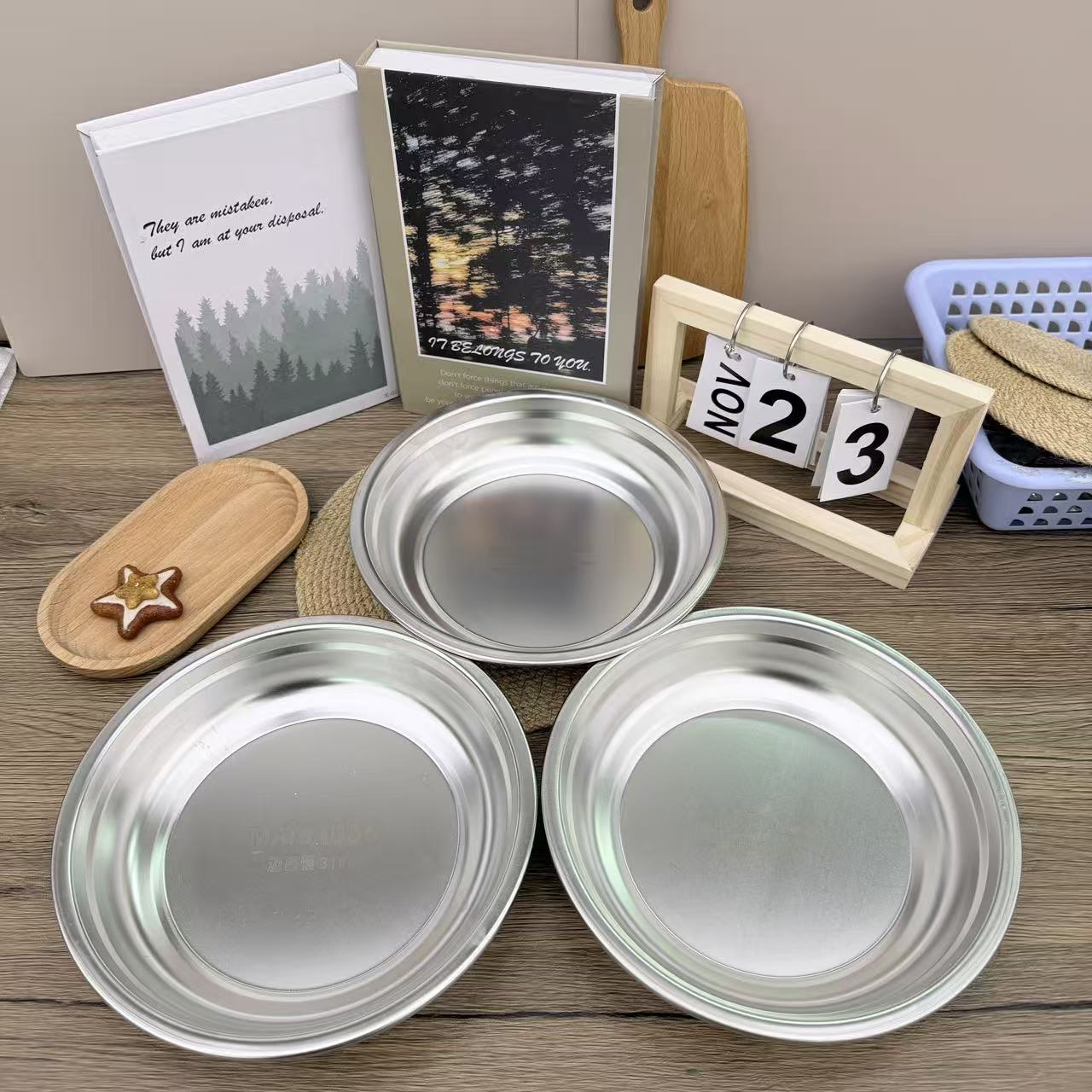 【限量3个装】德国迈巴顿磨砂盘子家用厨房必备轻奢现代【汤家限定】