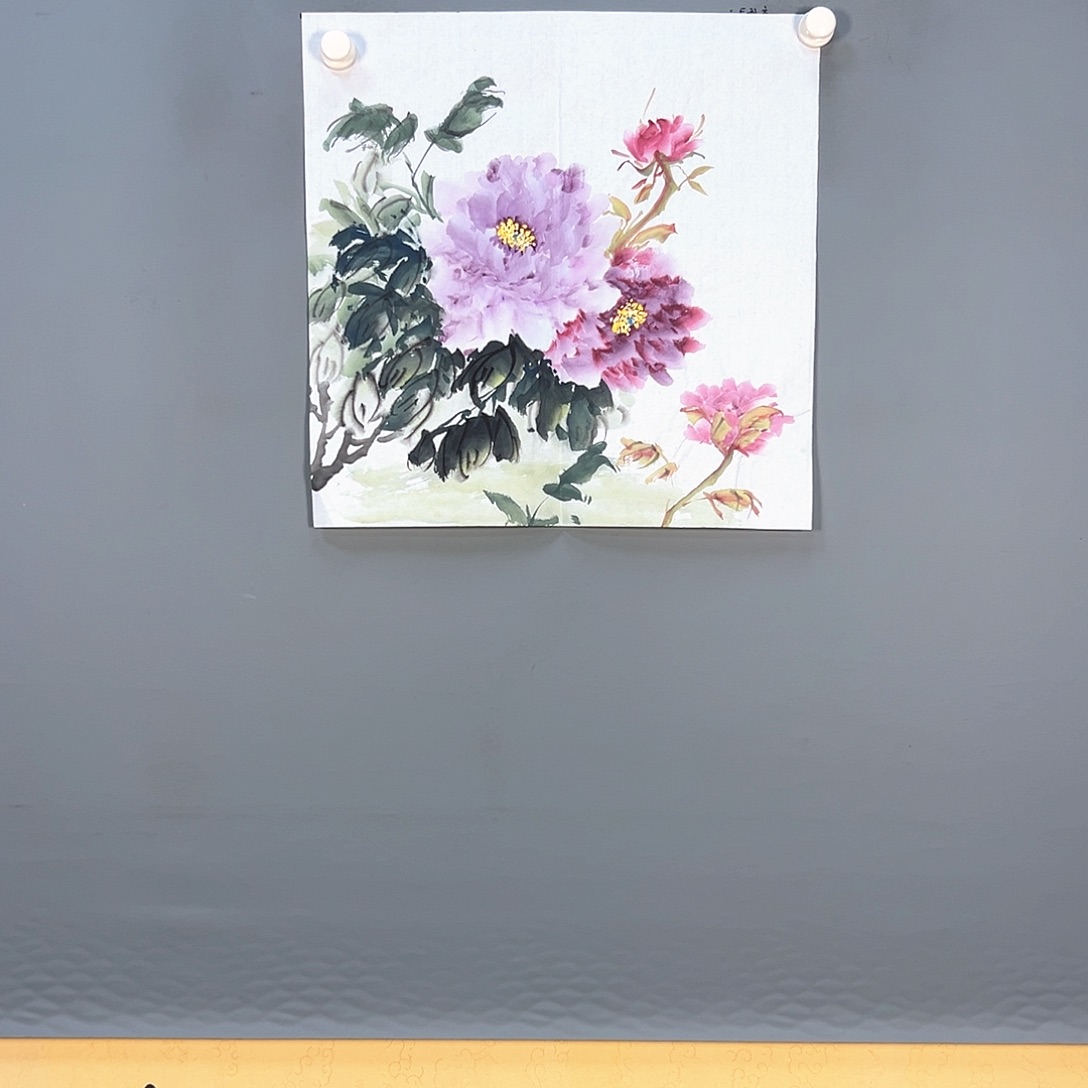 国画385 花鸟和蝴蝶都会出现