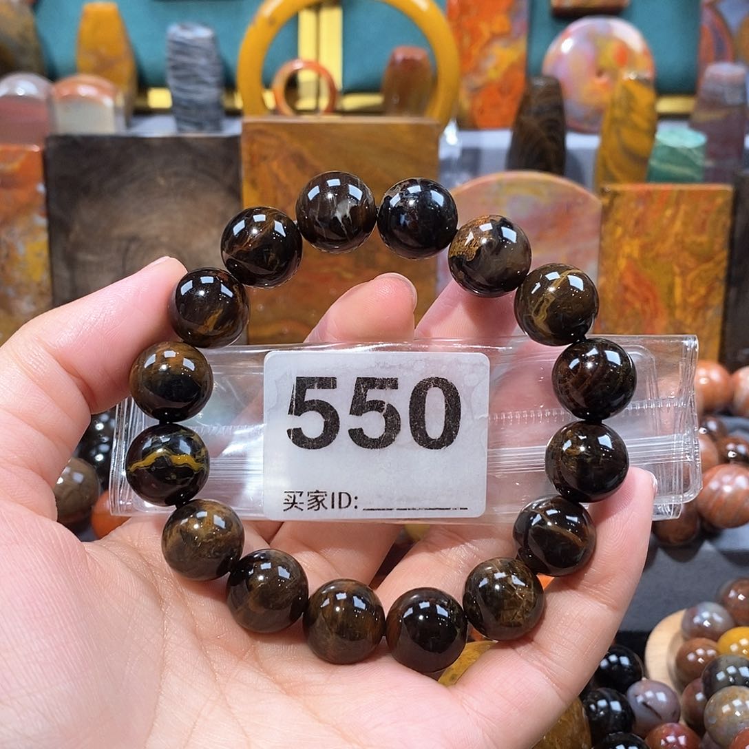 硅化玉天然北票硅化玉手串未镶嵌天然北票硅化玉手串