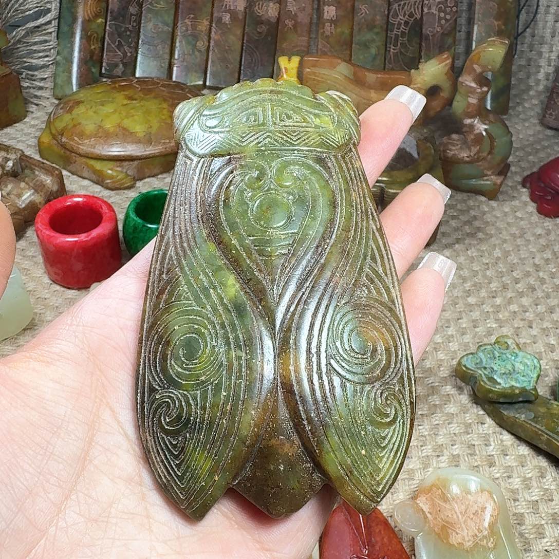 白玉菩提吊坠挂件