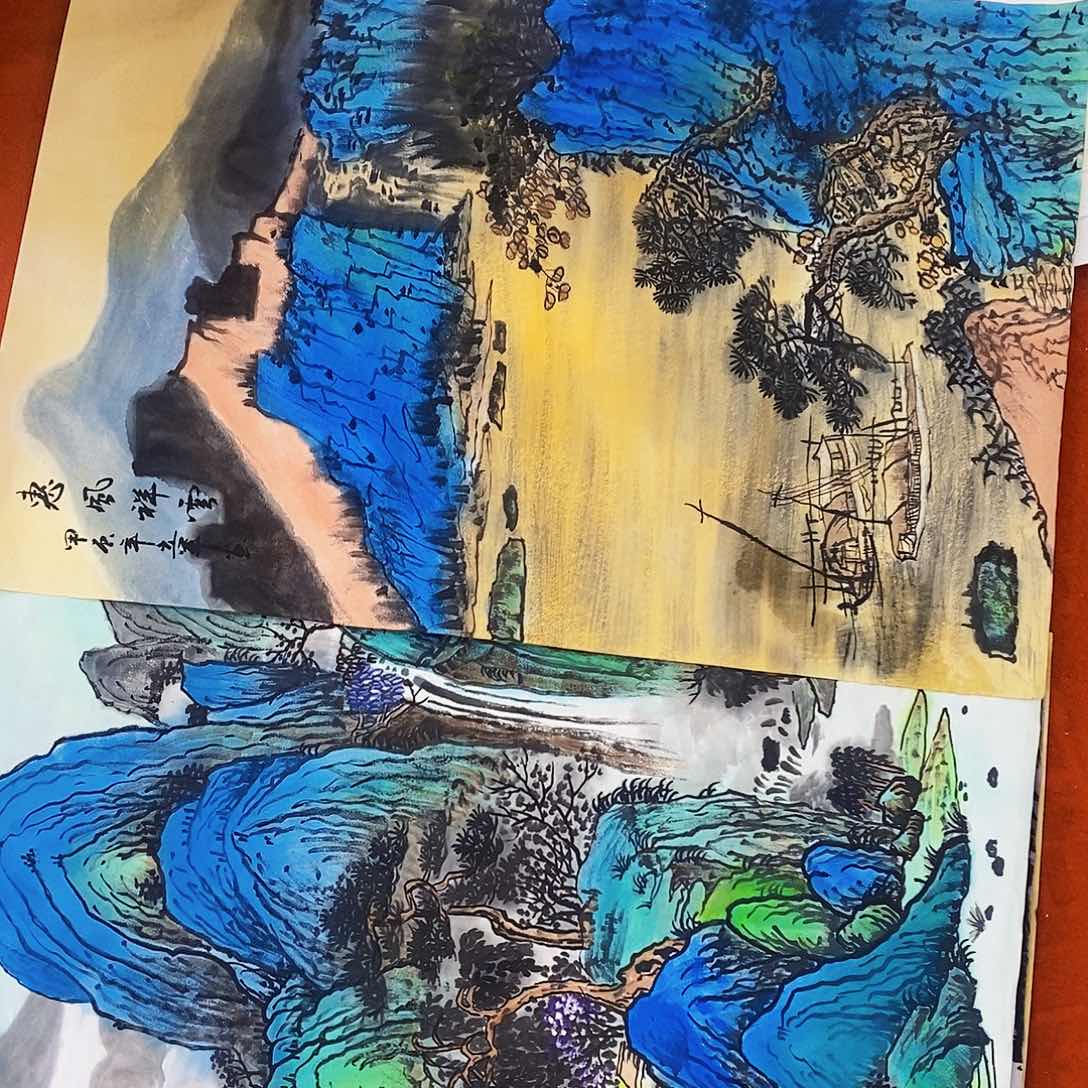 国画颇能体会其人为造成