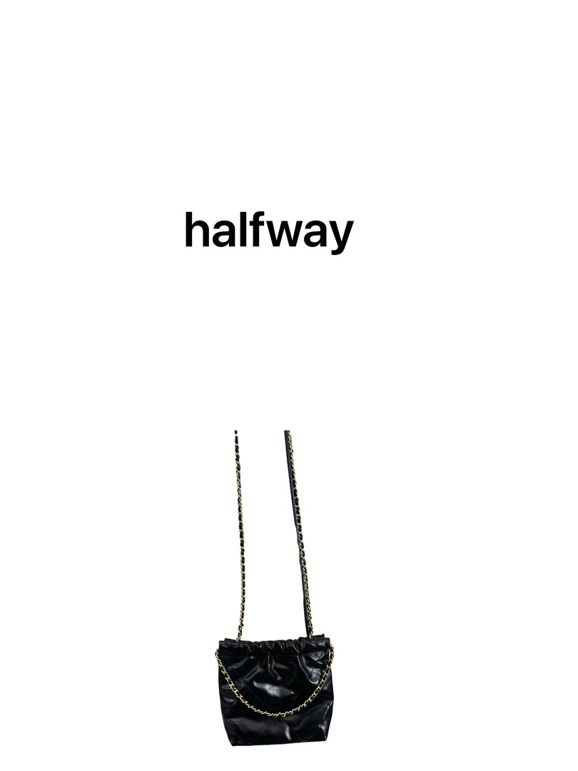 halfway DF-022牛皮 小垃圾袋 女包