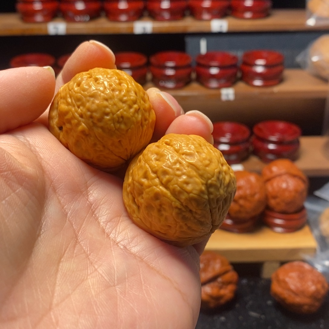 文玩核桃把件至尊元宝39尺