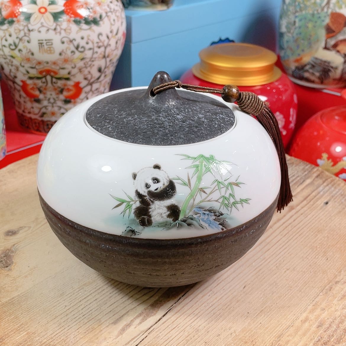 【闪购商品】罐陶瓷茶叶罐密封罐