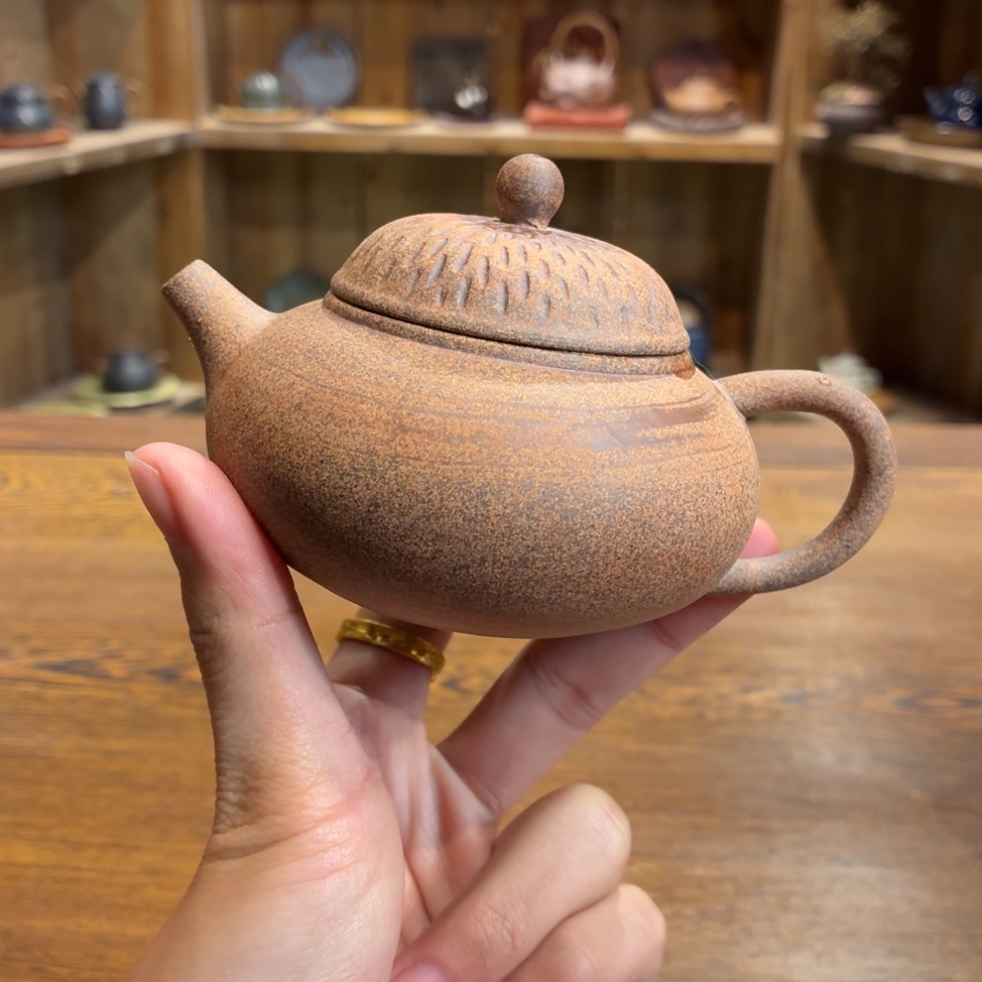 柴烧老岩泥茶器皿