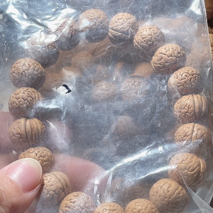 村***长桃核吊坠桃核手串玲珑塔31