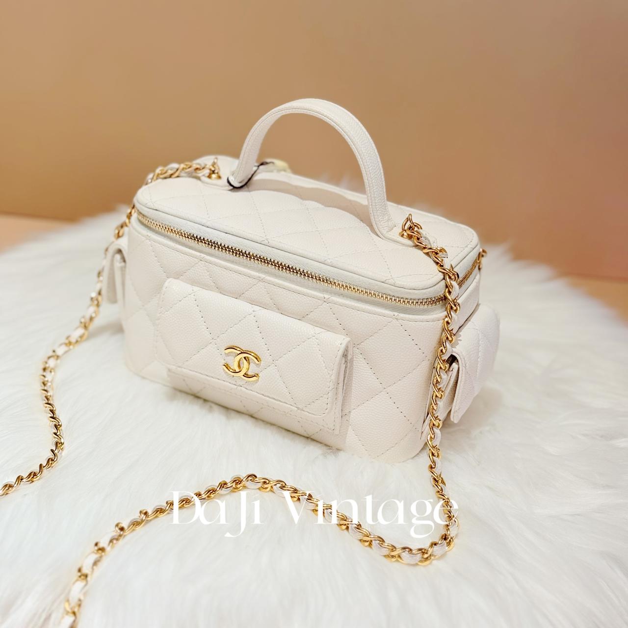 99新 Chanel/香奈儿 大吉中古/香奈儿白金cargo机车手提斜挎包