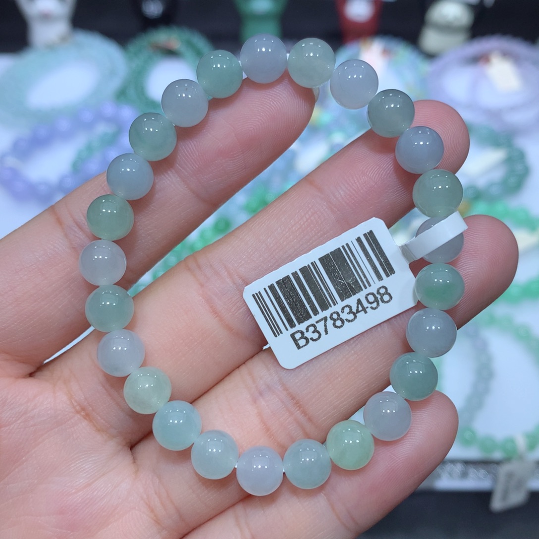 翡翠未镶嵌手串天然