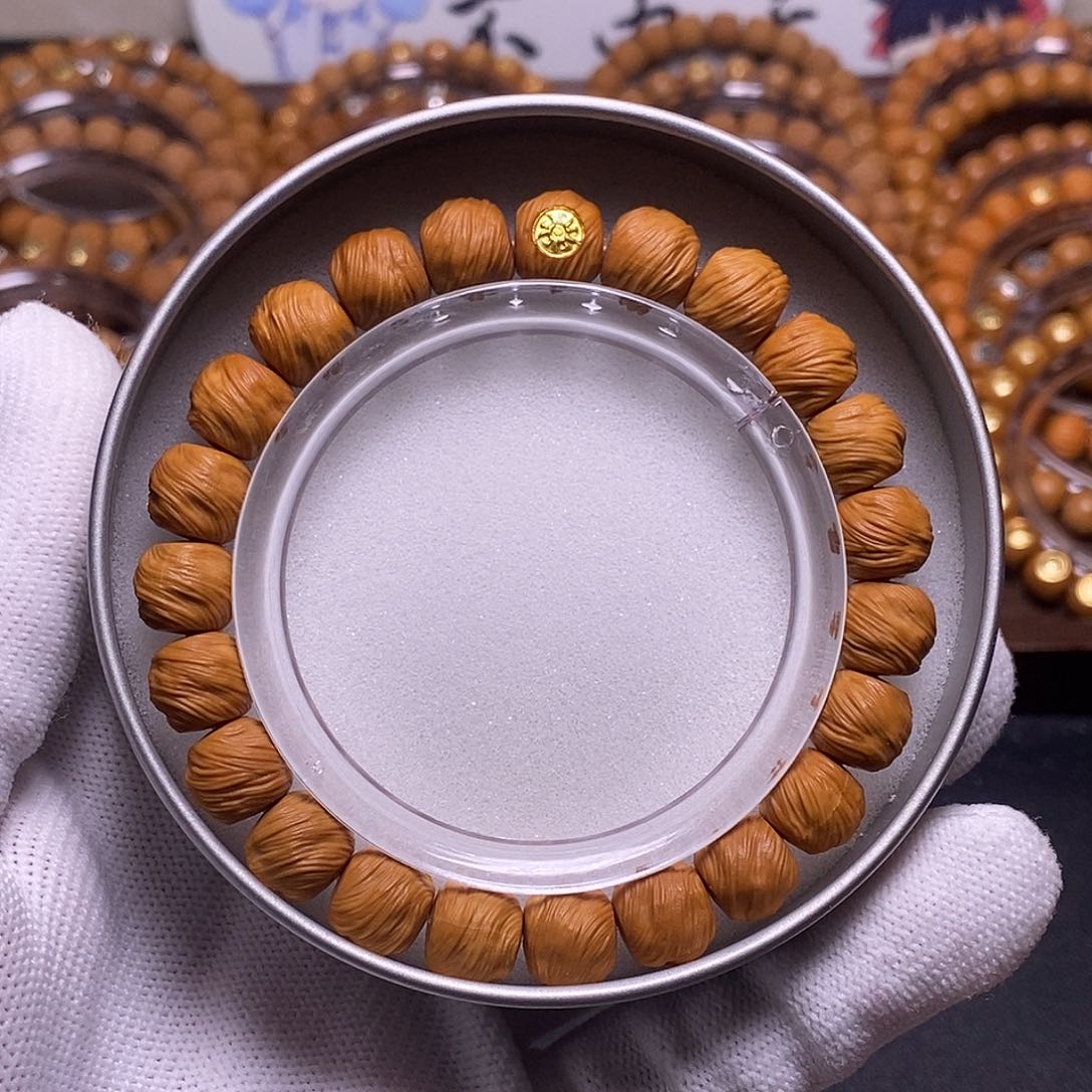 猴头核桃手串18k金标毕业鬼印无相尺寸10+全品92号