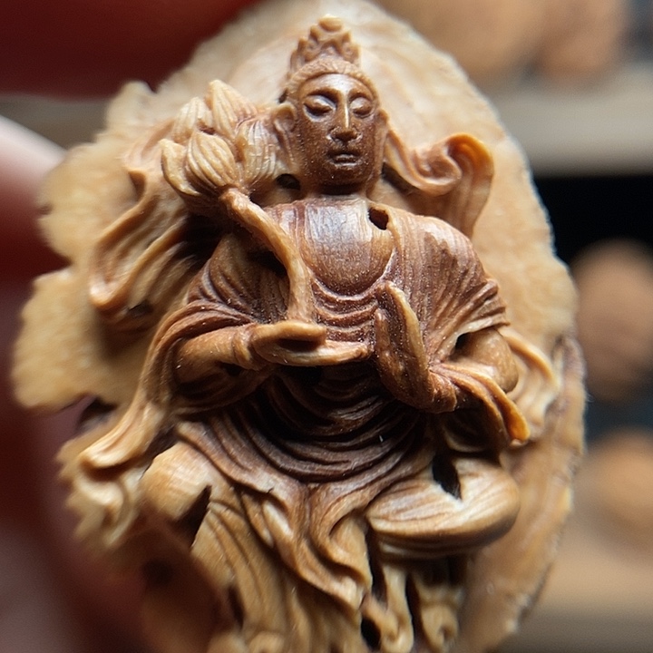 纯手工浮雕大势至