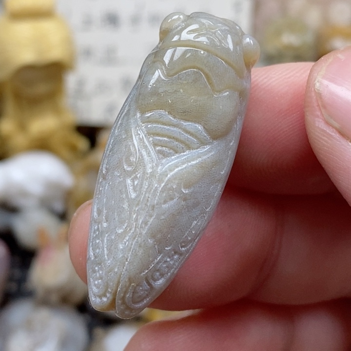 颈饰未镶嵌硅化珊瑚（珊瑚玉）小