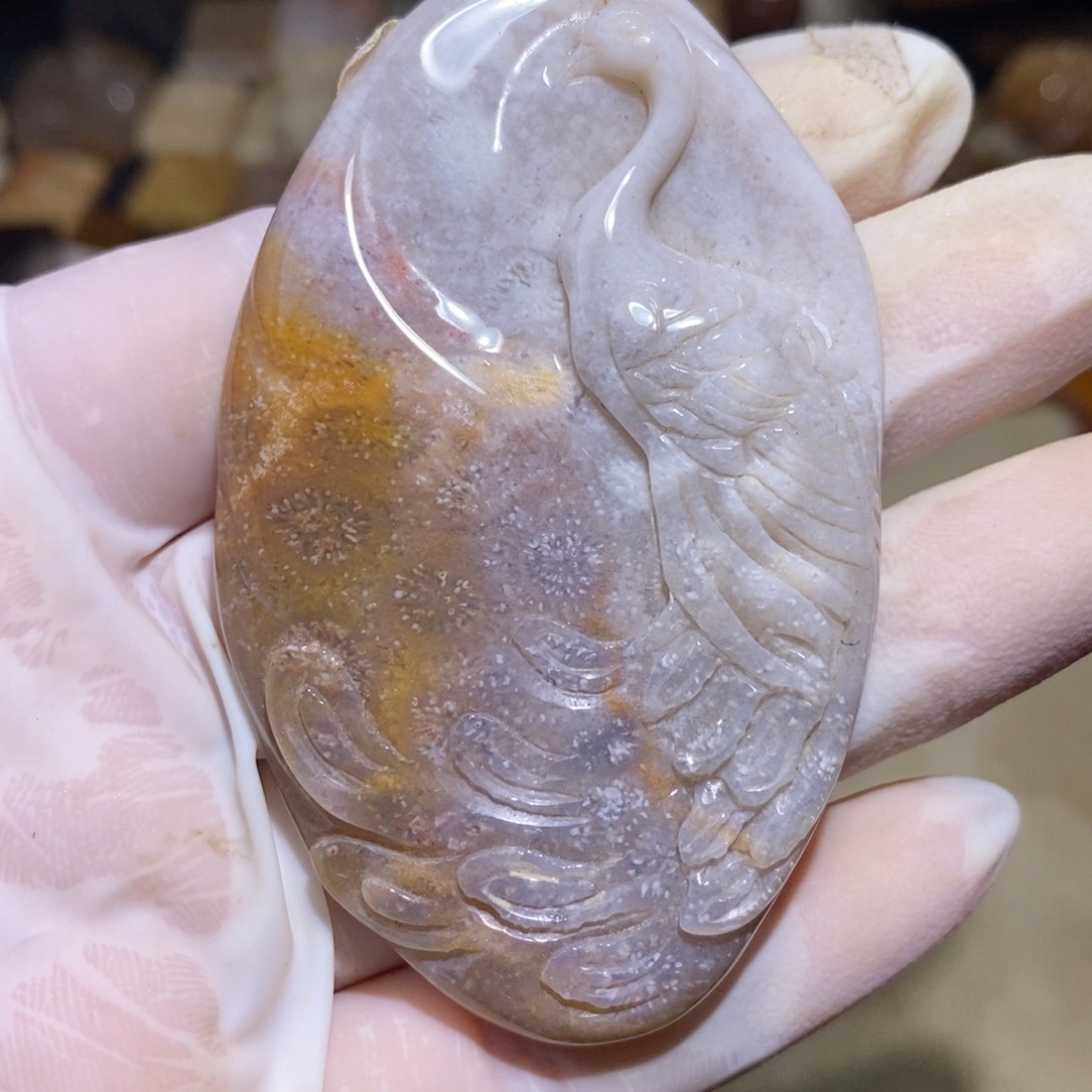 【闪购商品】硅化玉珊瑚玉未镶嵌