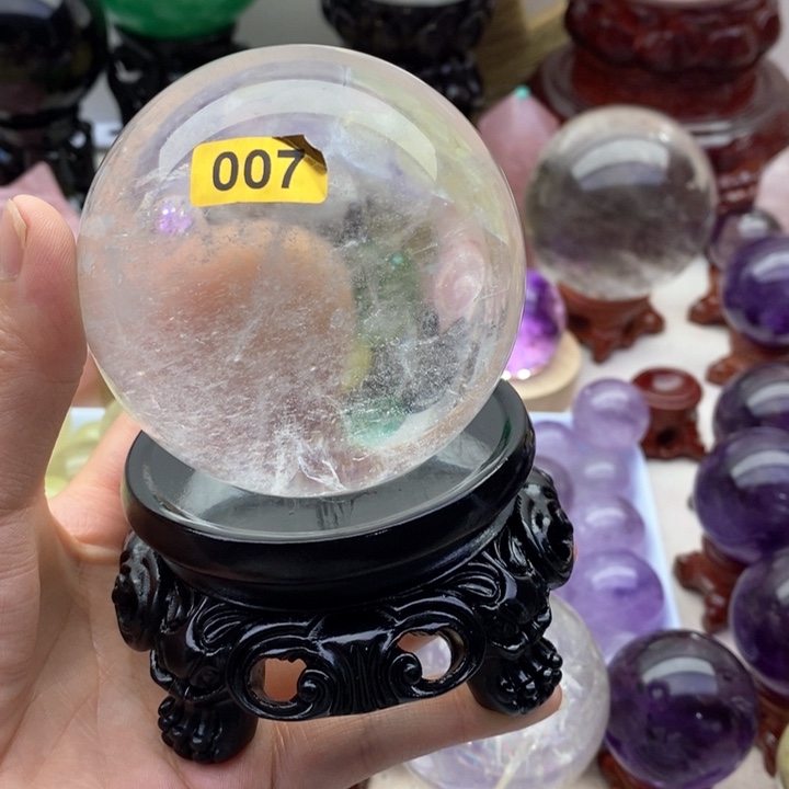 水晶珠宝半成品未镶嵌喵*4