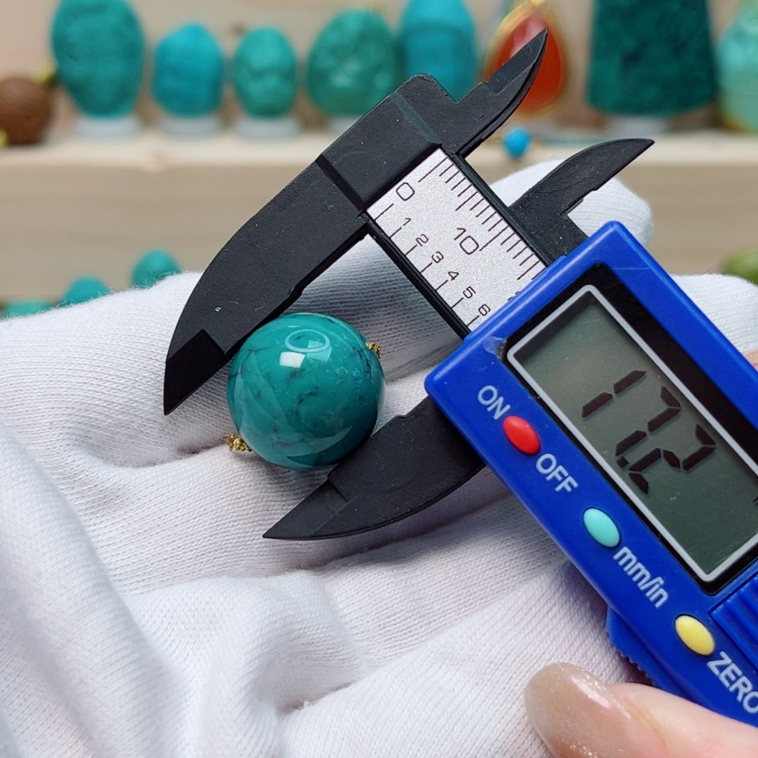 绿松石圆珠未镶嵌