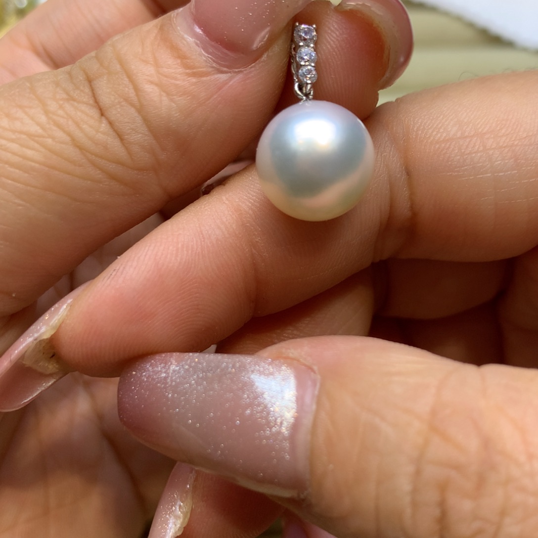 颈饰14K金镶嵌海水珍珠