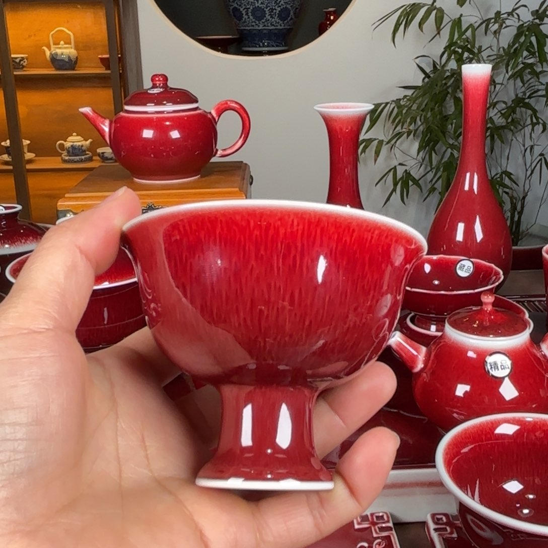 杯7**3景德镇原矿郎红杯