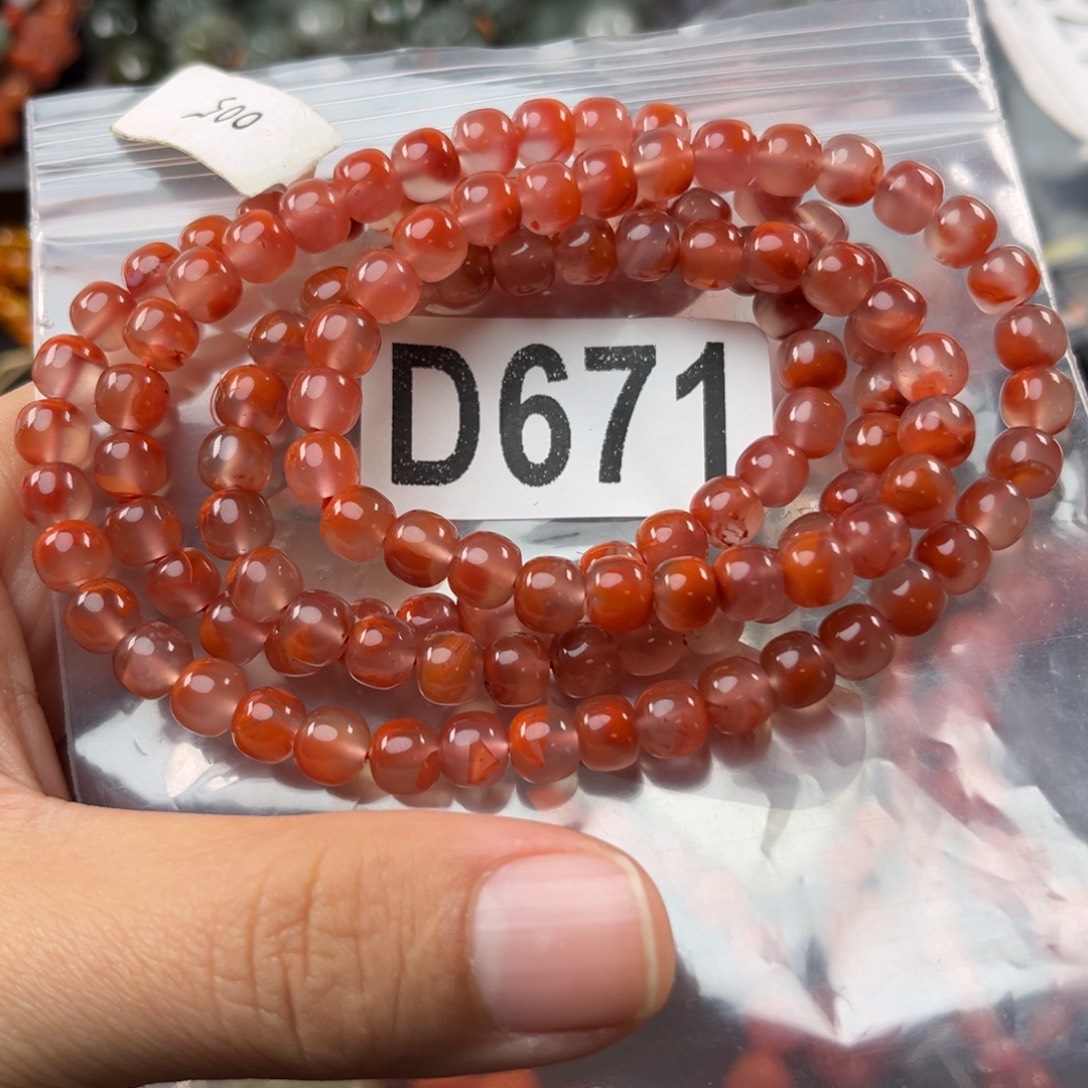 南红玛瑙未镶嵌珠宝奇石6.7mm