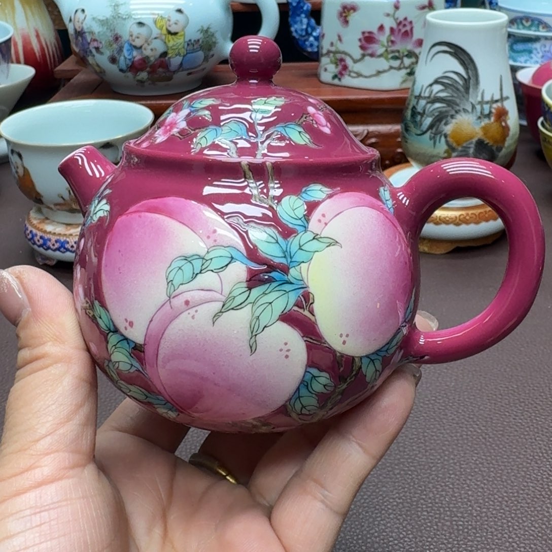 瓷片景德镇仿古手工制作精品展示