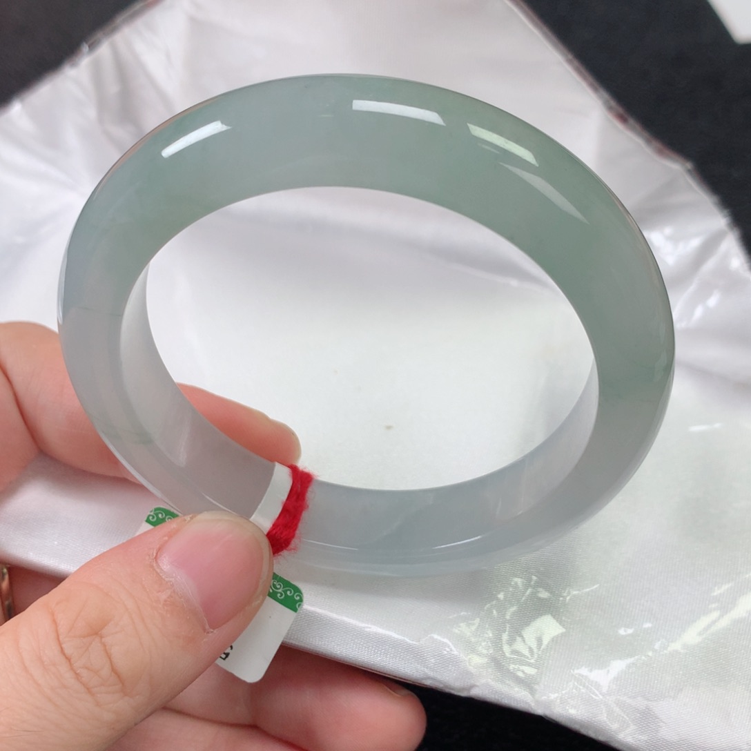 未镶嵌手镯翡翠缅甸天然翡翠手镯56